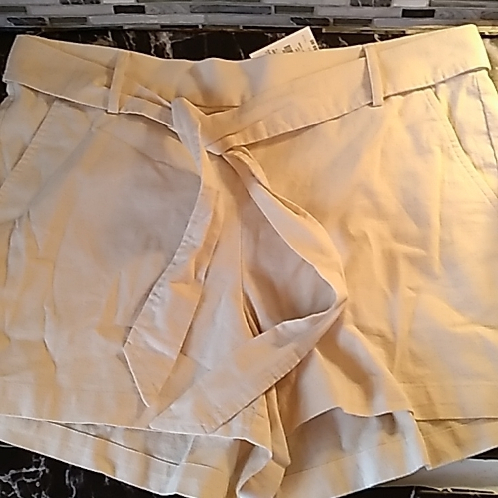 J.Crew nwt linen blend shorts 14 elastic waist band